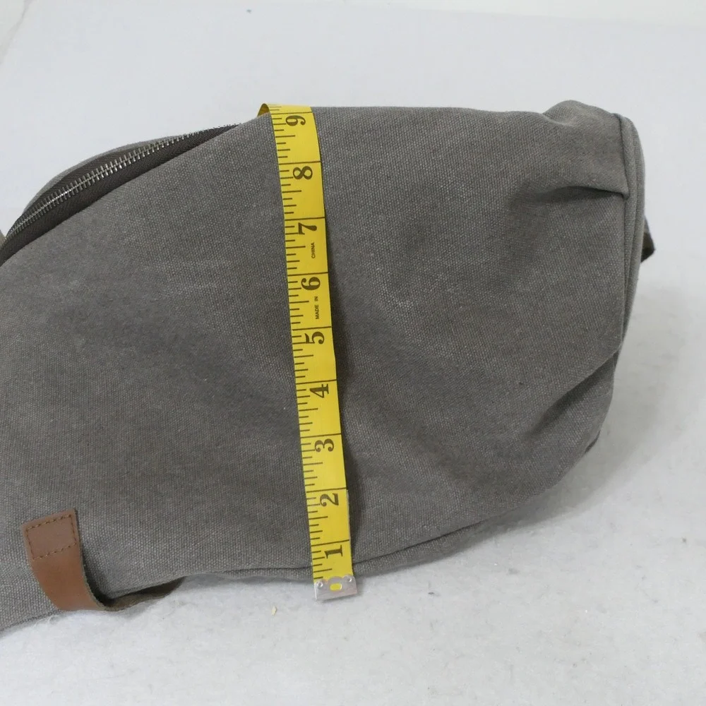 Unbranded Mens Sling Bag M Gray Gorpcore Utilitarian Crossbody Backpack
